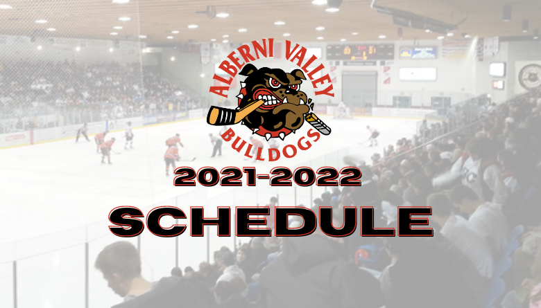 Bulldogs Announce 2021-2022 Schedule | Alberni Valley Bulldogs
